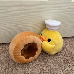 Rilakkuma Kiiroitori donut plush